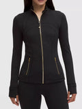 High Elastic Full-Zip Athletic Running Yoga Jacket