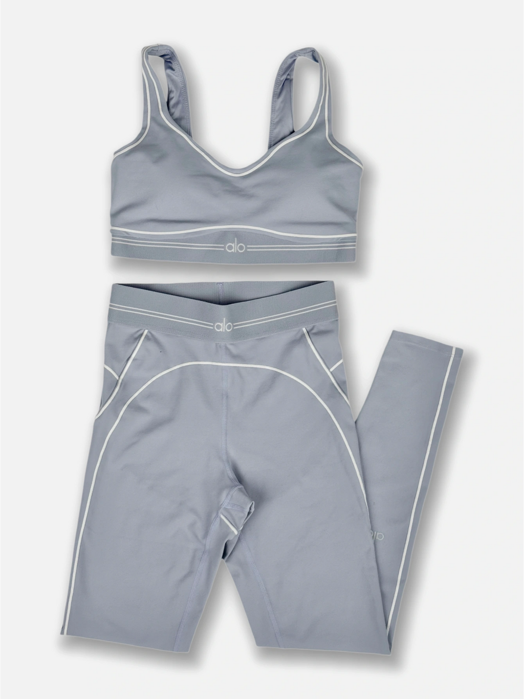 Women's High Waist Yoga Leggings & Sports Bra Set