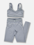 Women's High Waist Yoga Leggings & Sports Bra Set