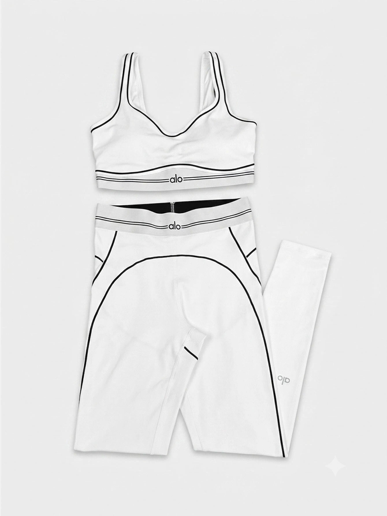 Women's High Waist Yoga Leggings & Sports Bra Set