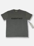 Men's Minimal Letter Print Short Sleeve Tee Loose Fit Basic Cotton Casual T-Shirt