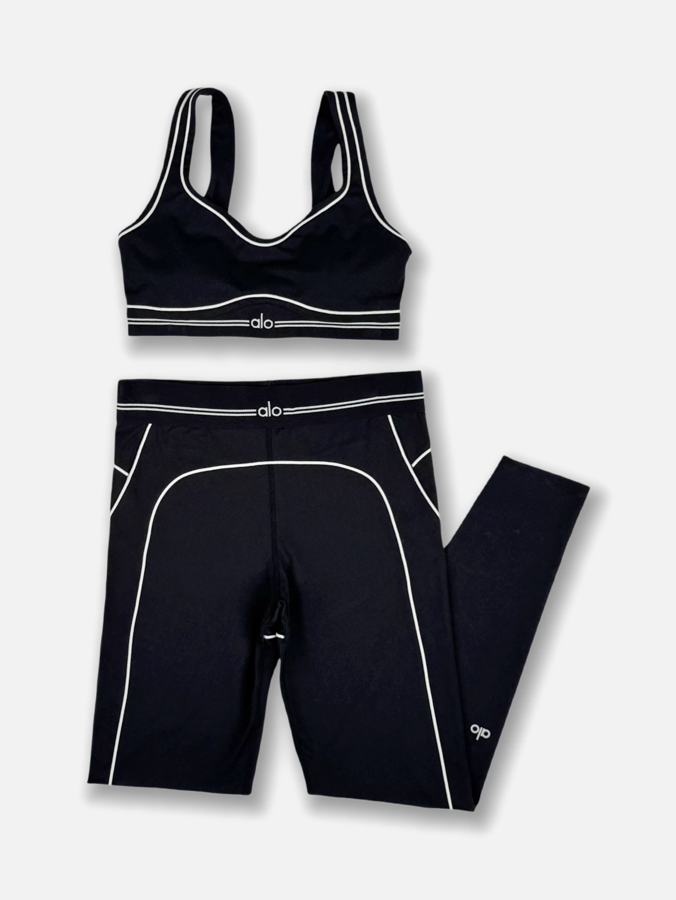 Women's High Waist Yoga Leggings & Sports Bra Set